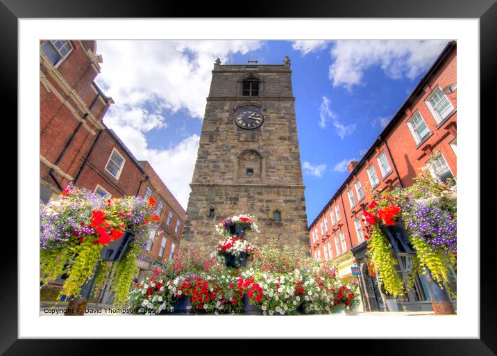 Morpeth Clock Tower  Framed Mounted Print by David Thompson