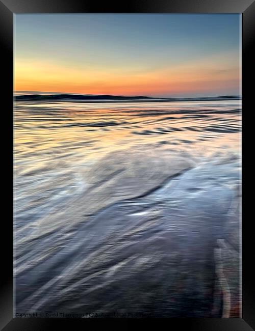 Embleton Bay Northumberland Framed Print by David Thompson