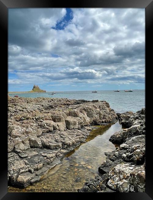 Holy Island Northumberland Framed Print by David Thompson