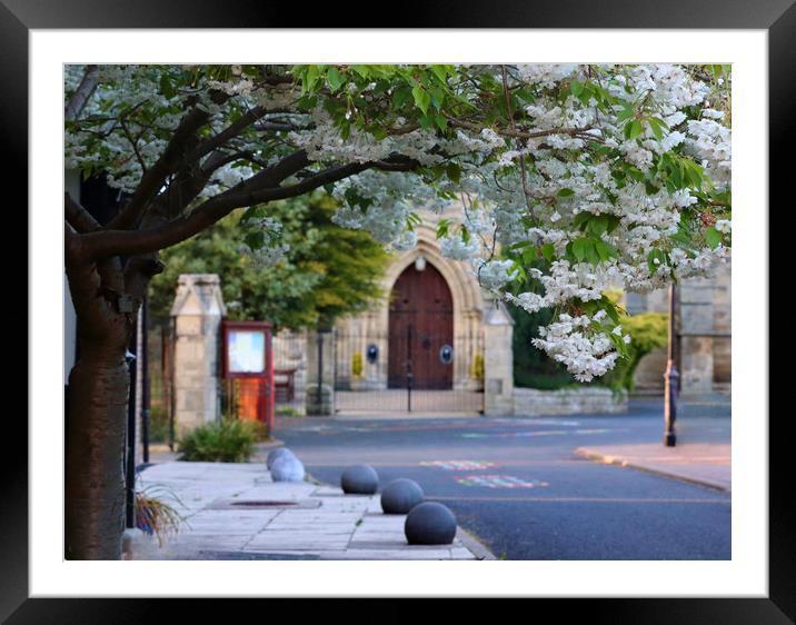 St Roberts Church Morpeth Northumberland Framed Mounted Print by David Thompson