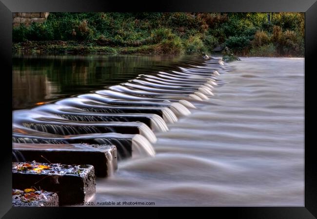 Stepping Stones Morpeth Northumberland Framed Print by David Thompson