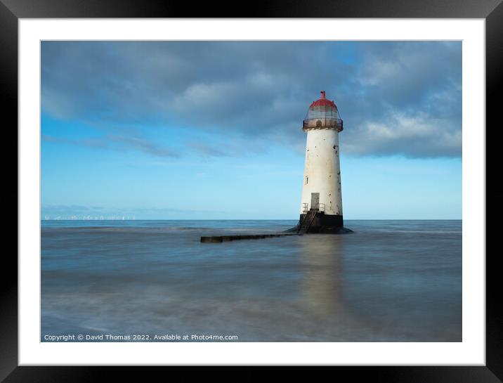 Majestic Tower of Light Framed Mounted Print by David Thomas
