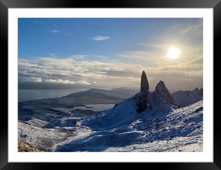 The Old Man of Storr Framed Mounted Print by Donna Jack