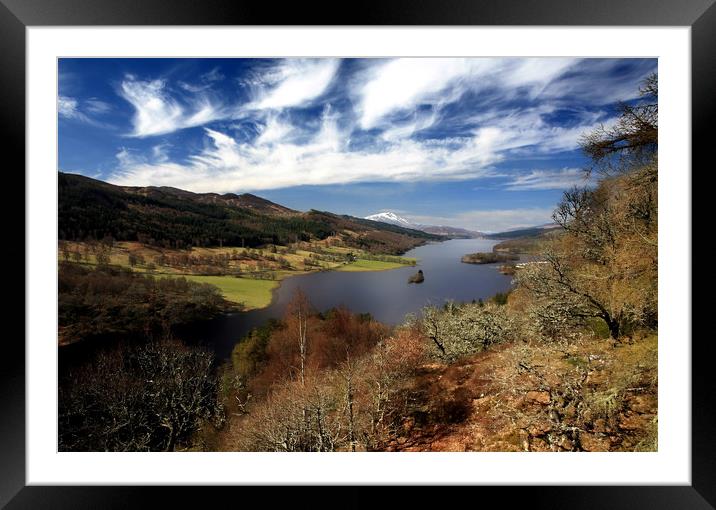 Queens View, Loch Tummell Framed Mounted Print by Philip Hawkins
