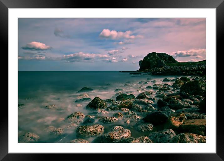 Trow Point beach Framed Mounted Print by Philip Hawkins