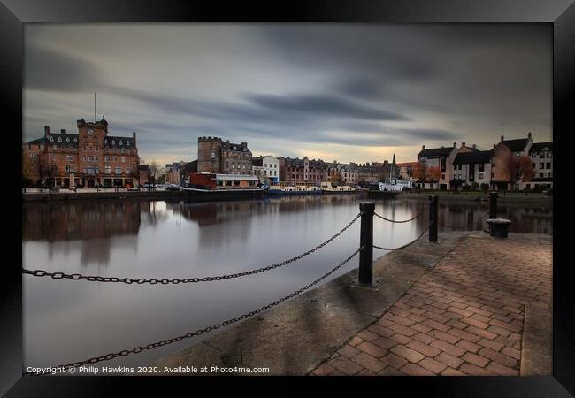 The Waterfront, Leith Framed Print by Philip Hawkins