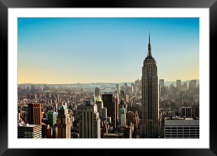 Empire State Building  Framed Mounted Print by Philip Hawkins