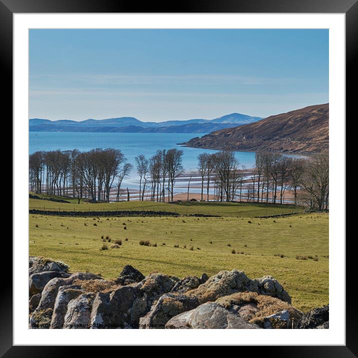 A view to Applecross Framed Mounted Print by mary spiteri