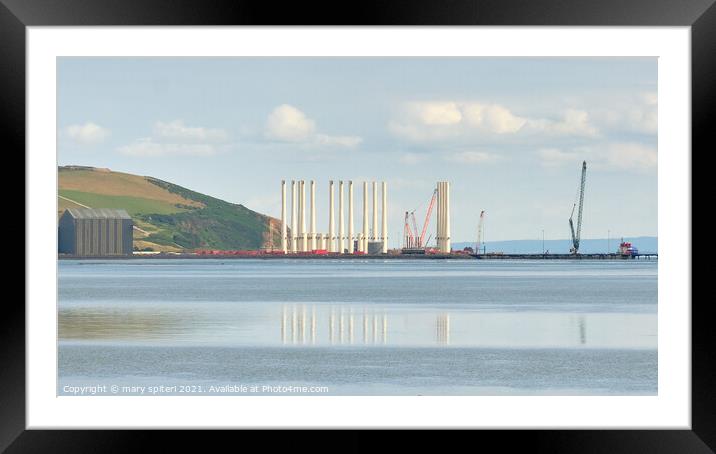 Iconic Cromarty  Framed Mounted Print by mary spiteri