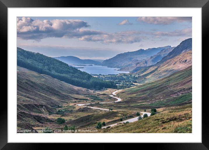 Glen Docherty  - Come with me to the highlands Framed Mounted Print by mary spiteri
