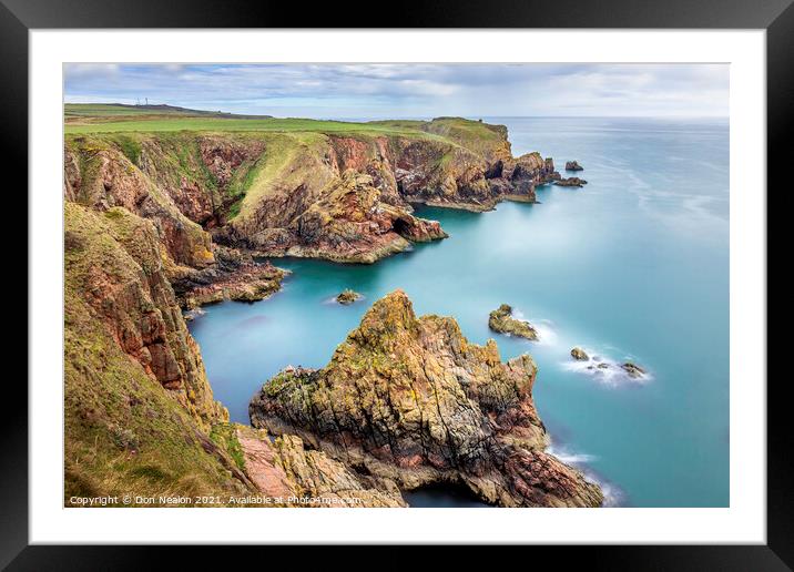 Majestic Coastal Scenery Framed Mounted Print by Don Nealon