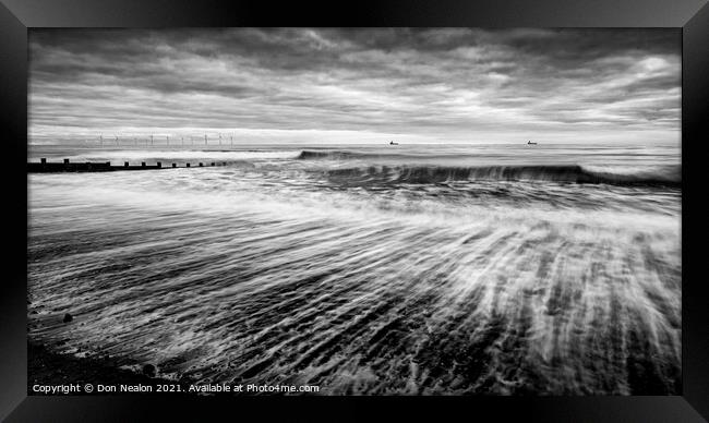 Majestic Morning on Aberdeen Beach Framed Print by Don Nealon