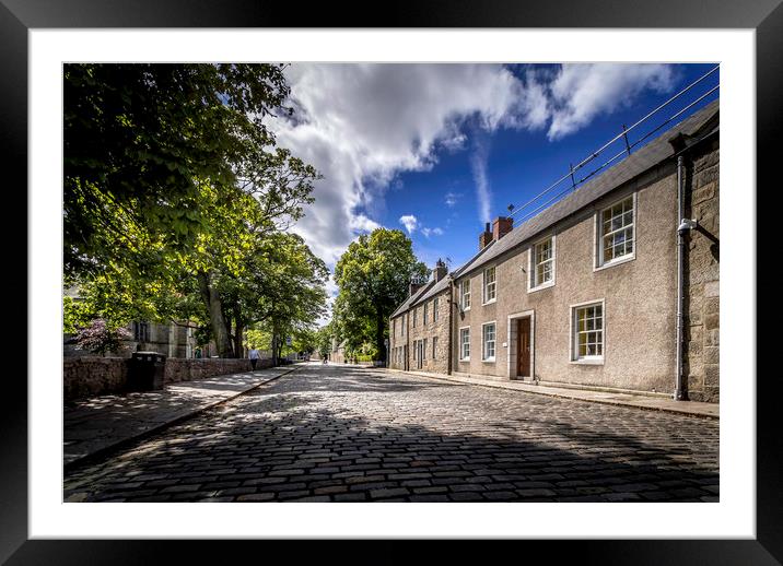 Historic Charm in Old Aberdeen Framed Mounted Print by Don Nealon