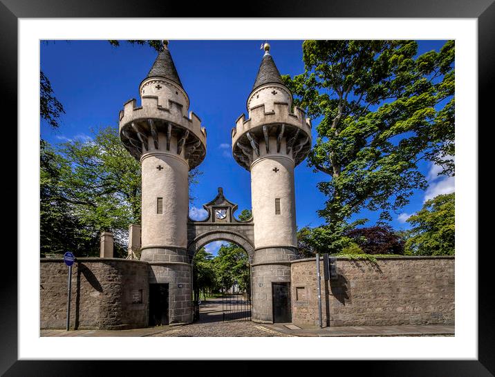 Majestic Entrance to Powis House Framed Mounted Print by Don Nealon