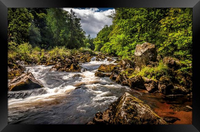 The river Feugh Banchory Framed Print by Don Nealon