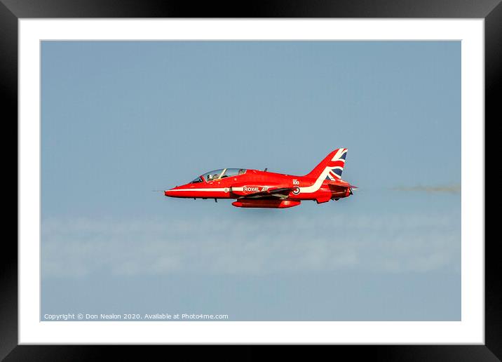 Red Arrow Framed Mounted Print by Don Nealon
