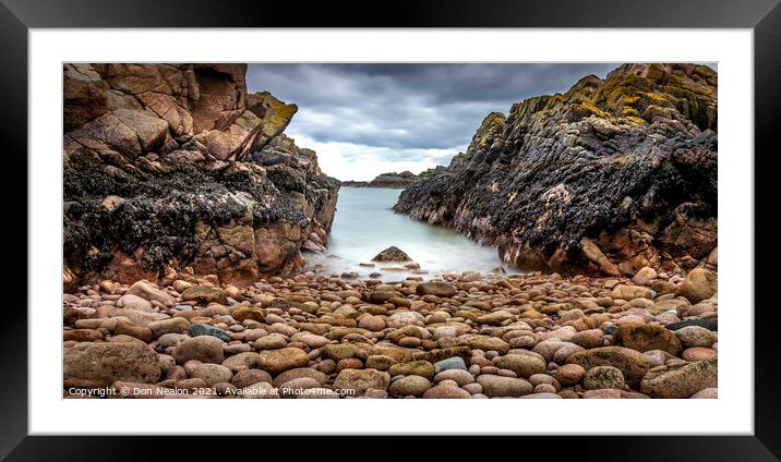 Majestic Rocky Inlet Framed Mounted Print by Don Nealon