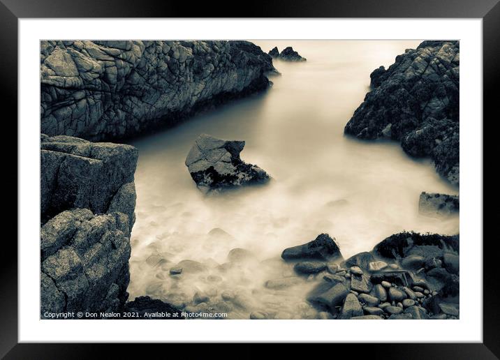 Misty waters Framed Mounted Print by Don Nealon