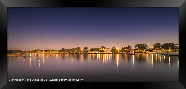 Chambers Island Framed Print by Pete Evans