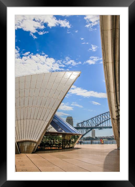 Sydney Opera House Framed Mounted Print by Pete Evans