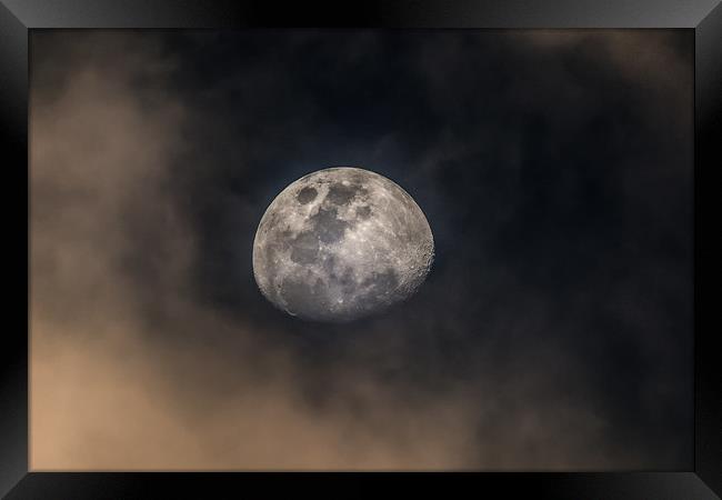 Moon over Australia Framed Print by Pete Evans