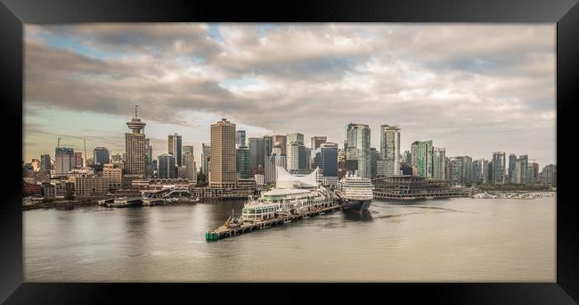 Good Morning Vancouver Framed Print by Pete Evans