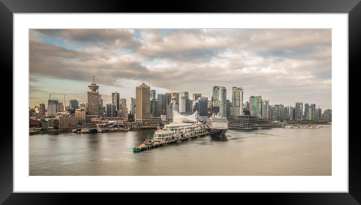 Good Morning Vancouver Framed Mounted Print by Pete Evans