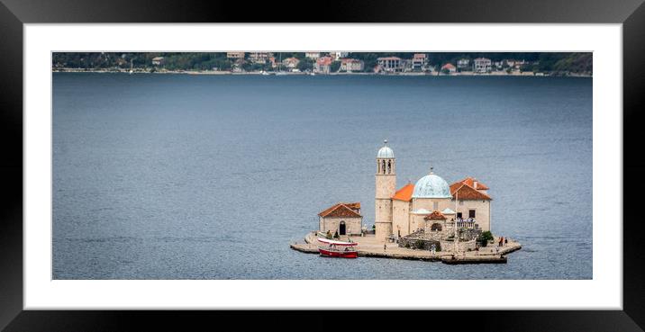 Our Lady of the Rocks Framed Mounted Print by Pete Evans