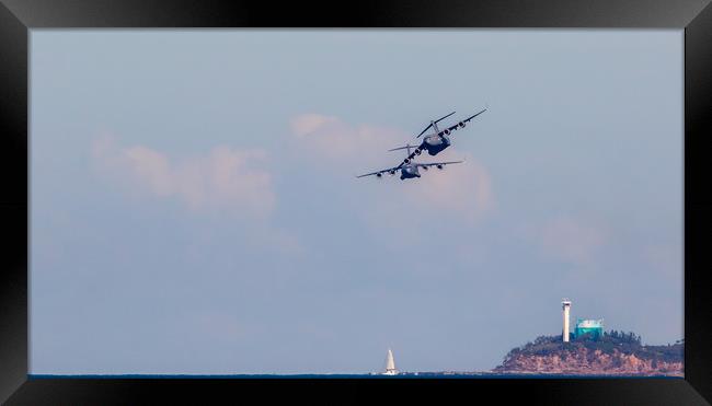 Giants of the Sky Framed Print by Pete Evans