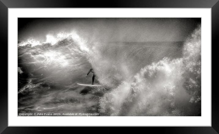 Out of the Tube Framed Mounted Print by Pete Evans