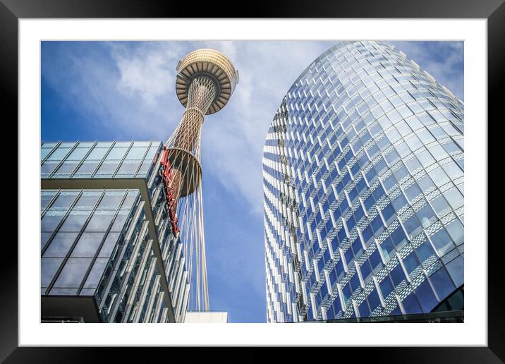 The Sydney Tower Framed Mounted Print by Pete Evans