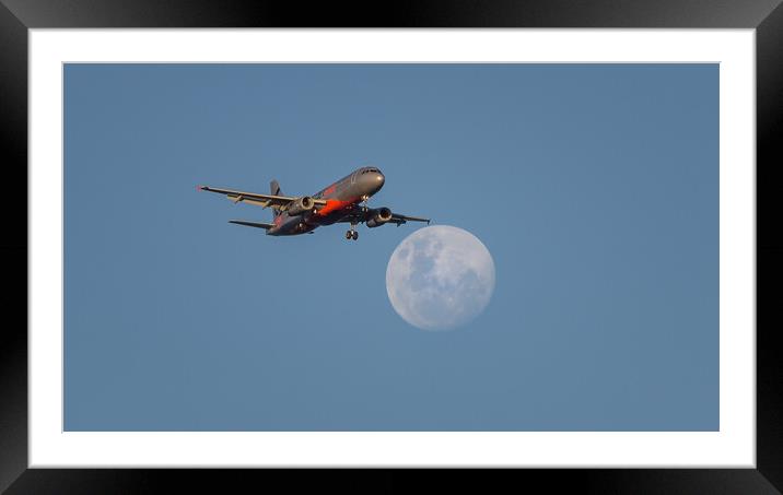 Fly me to the Moon Framed Mounted Print by Pete Evans