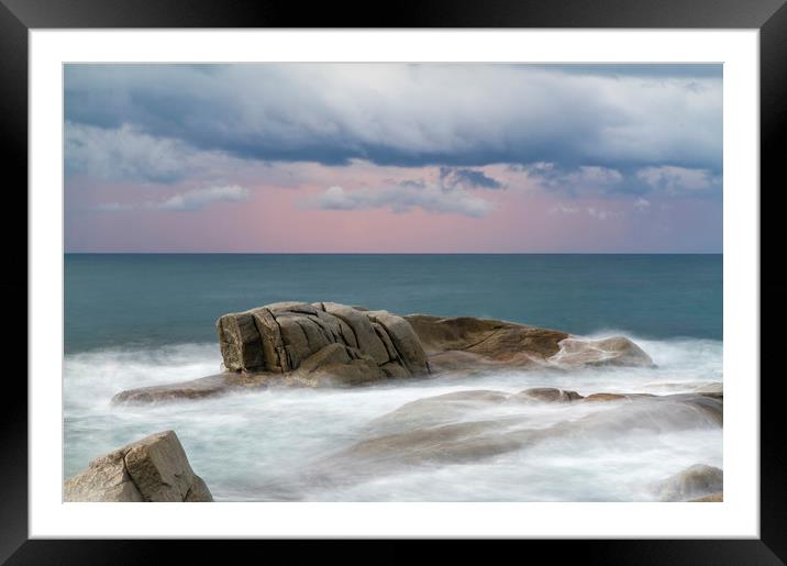 Long exposure sunrise picture Framed Mounted Print by Arpad Radoczy