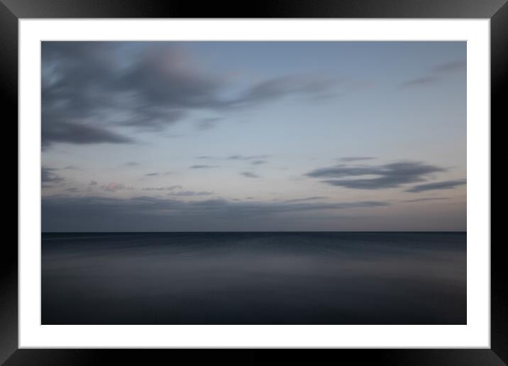 Long exposure picture from a spanish ocean waves Framed Mounted Print by Arpad Radoczy
