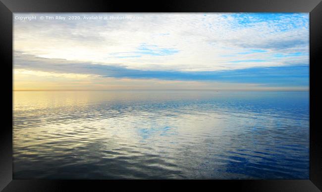 Baltic Sea Sunrise #2 Framed Print by Tim Riley
