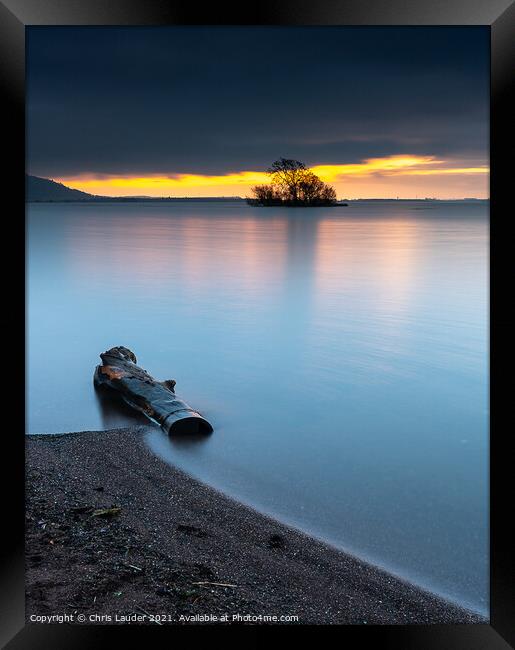 Loch Leven sunrise Framed Print by Chris Lauder