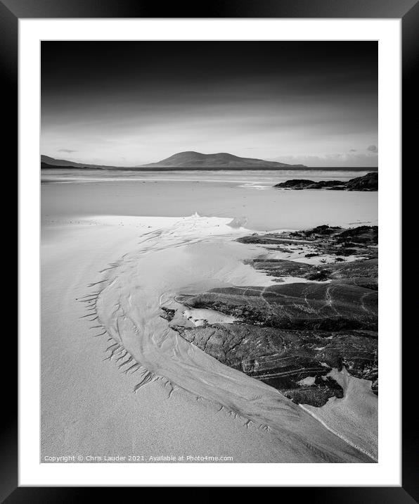 Traigh Iar  Framed Mounted Print by Chris Lauder