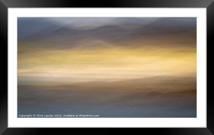 Traigh Mhor Impressions Framed Mounted Print by Chris Lauder