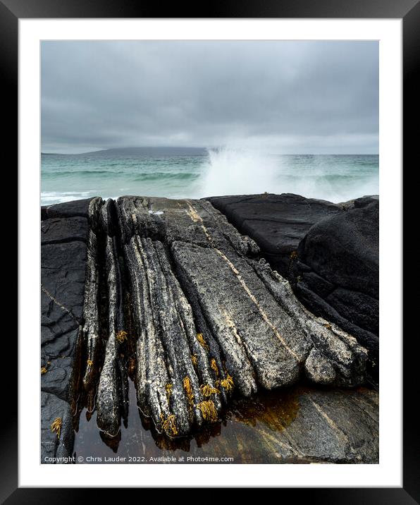 The Majestic Power of the West Coast Framed Mounted Print by Chris Lauder