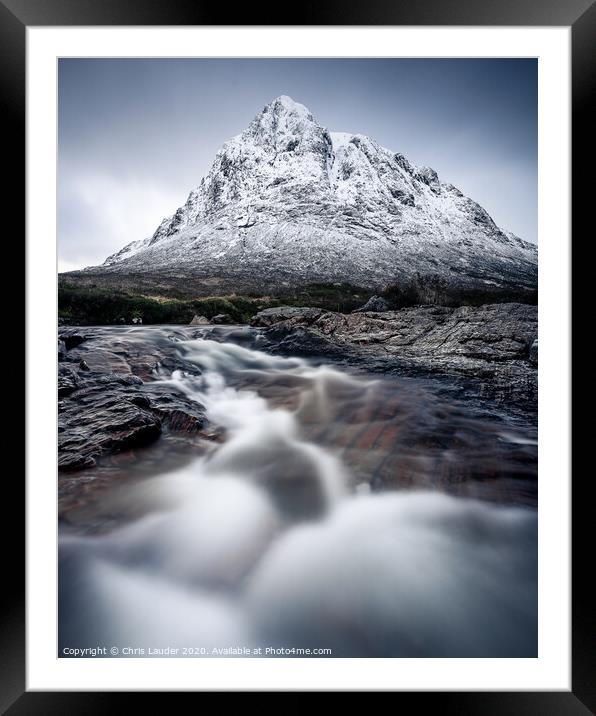 Majestic Buachaille Etive Mor Framed Mounted Print by Chris Lauder