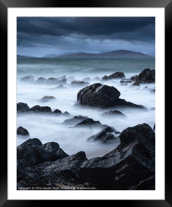 Traigh Bheag moods Framed Mounted Print by Chris Lauder