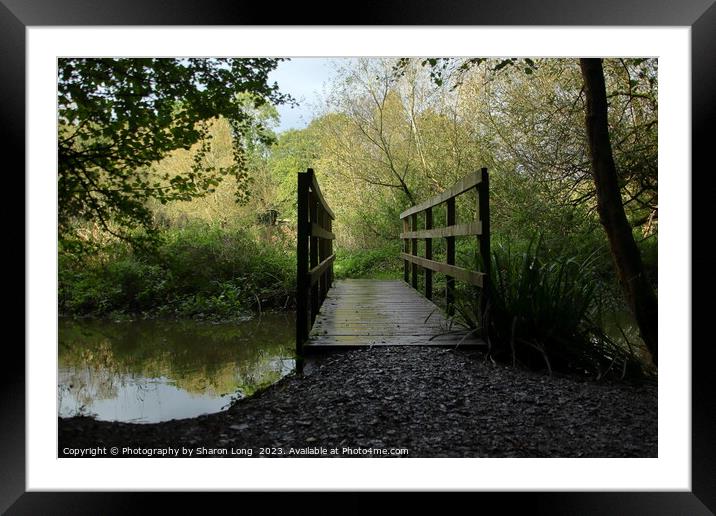 The Lady Bridge of Dibbinsdale Framed Mounted Print by Photography by Sharon Long 