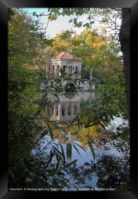Beautiful Boat House Framed Print by Photography by Sharon Long 