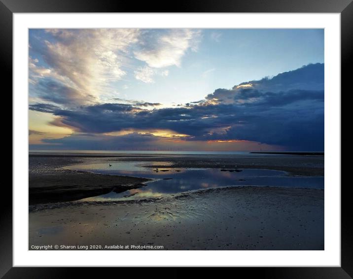 Afterglow Framed Mounted Print by Photography by Sharon Long 