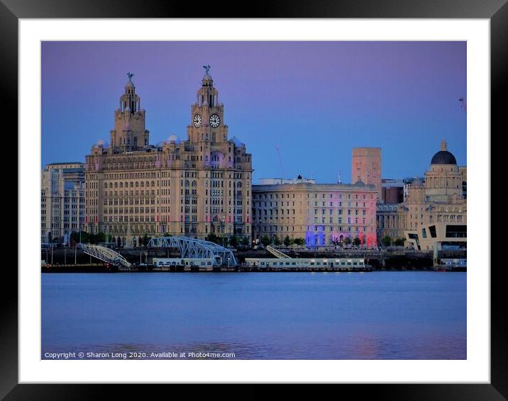 Liverpool Pier Framed Mounted Print by Photography by Sharon Long 
