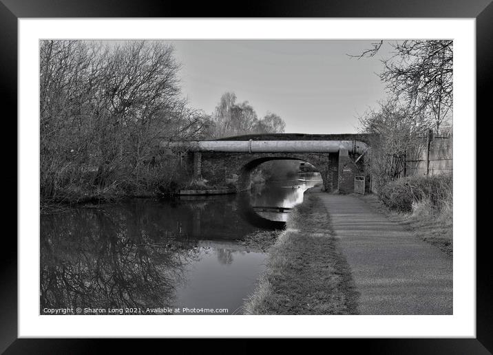 Walks along the Shropshire Union Canal Framed Mounted Print by Photography by Sharon Long 