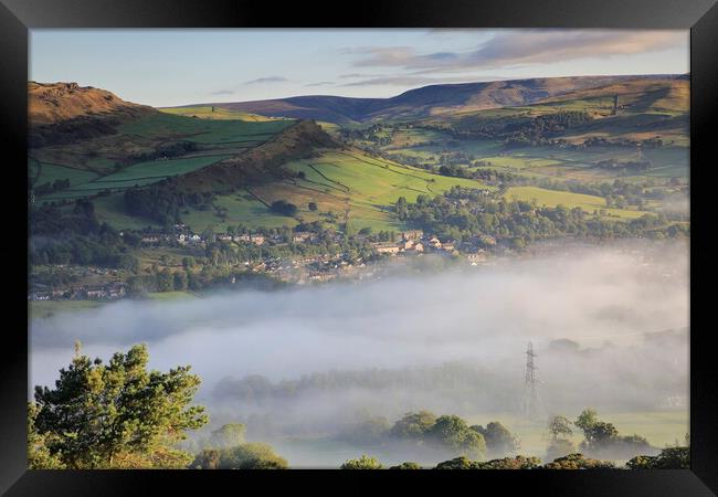 Chinley Churn in the Peak District  Framed Print by MIKE HUTTON