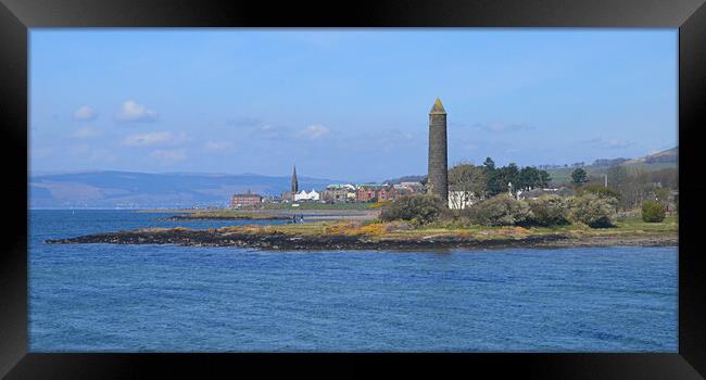 Largs Pencil ,symbol of history Framed Print by Allan Durward Photography