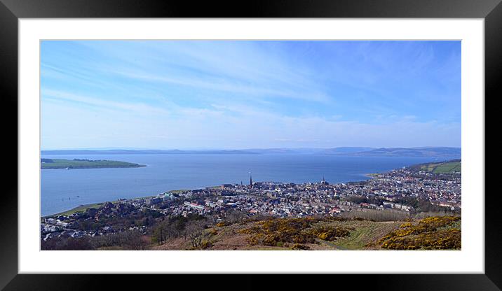 Largs on the Clyde Riviera Framed Mounted Print by Allan Durward Photography