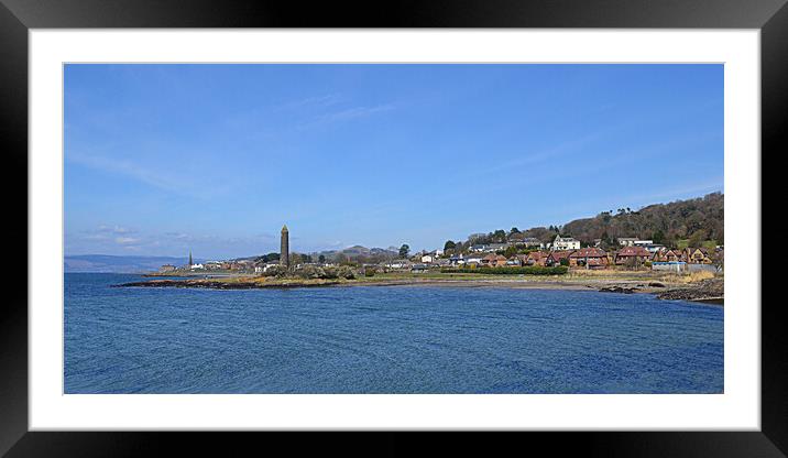 Largs Pencil and Largs Framed Mounted Print by Allan Durward Photography